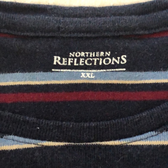 Northern Reflections striped long sleeve tee! - Picture 2 of 2